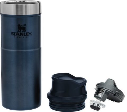 Термокружка Stanley Classic One hand 2.0 (0,47 литра), синяя 10-06439-033 от прозводителя STANLEY