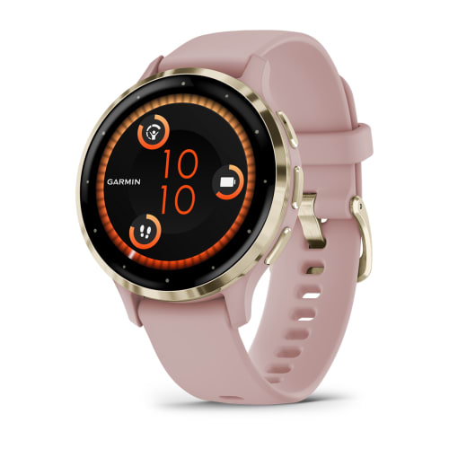 Garmin Venu 3S розовые с золотистым безелем 010-02785-03 от прозводителя Garmin