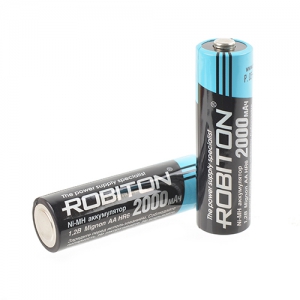 Аккумуляторы Robiton Ni-MH HR6 2000 mAh, 2 шт, AA 2000MHAA-2 от прозводителя Robiton