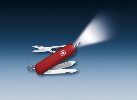 Нож-брелок Victorinox Classic Signature Lite, 58 мм, 7 функций, красный 0.6226 от прозводителя Victorinox