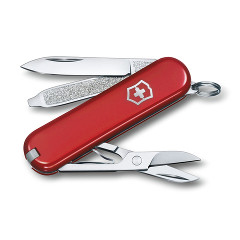 Нож-брелок Victorinox Classic SD Colors, 58 мм, 7 функций, "Style Icon" 0.6223.G от прозводителя Victorinox