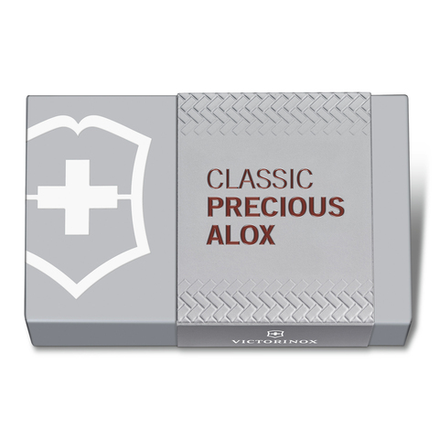 Нож-брелок Victorinox Classic SD Precious Alox, 58 мм, 5 функций, "Hazel Brown" (подар. упаковка) 0.6221.4011G от прозводителя Victorinox