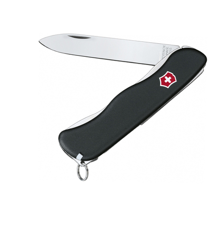 Нож Victorinox Sentinel, 111 мм, 4 функции, с фиксатором лезвия, черный 0.8413.3 от прозводителя Victorinox