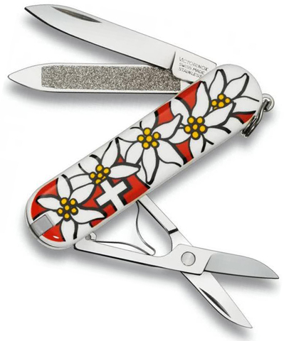 Нож-брелок Victorinox Classic SD, 58 мм, 7 функций, "Edelweiss" 0.6223.840 от прозводителя Victorinox
