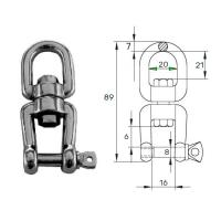 Вертлюг петля-скоба  7мм 2702-0108 от прозводителя CIM