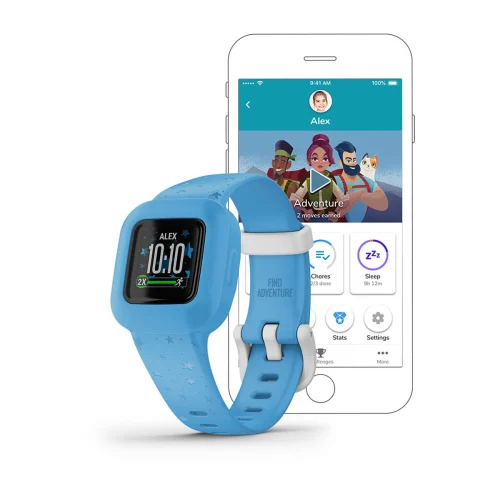 GARMIN VÍVOFIT JR. 3 BLUE STARS, VÍVOFIT JR. 3 010-02441-02 от прозводителя Garmin