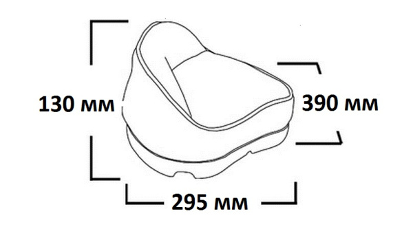 Сиденье Gray Pro Stand Up, серое 1040213 от прозводителя Springfield