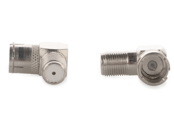 F-Quick Angle Adapter / F plug to F socket / set of 2View Ratings (0)  от прозводителя N/a