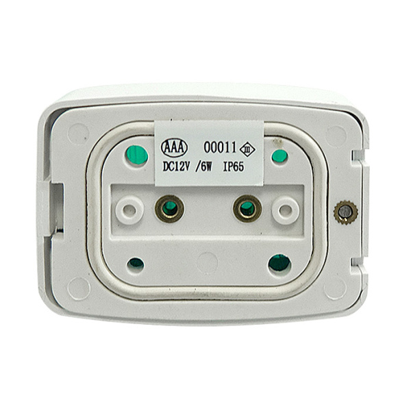 Огонь бортовой зеленый, белый корпус высота 57 мм 050216 от прозводителя Homer