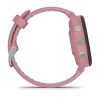 Garmin Forerunner 265s - 42 мм | Black Bezel with Light Pink Case and Light Pink/Powder Grey Silicone Band