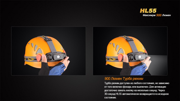 Налобный фонарь Fenix HL55 XM-L2 U2, HL55XML2U2 HL55XML2U2 от прозводителя Fenix