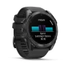 Garmin Fenix 8 - 51 мм AMOLED | Slate grey with Black silicone band