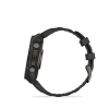 Garmin Fenix 8 - 47 мм AMOLED | SAPPHIRE | Carbon grey DLC titanium with Black/pebble grey silicone band