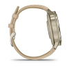 Garmin Venu 4 - 41 мм | Lunar Gold with Bone Silicone Band and Light Sand Leather Band