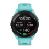 Garmin Forerunner 265 - 46 мм | Black Bezel with Aqua Case and Aqua/Black Silicone Band