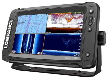 Lowrance Elite-9Ti Mid/High/TotalScan