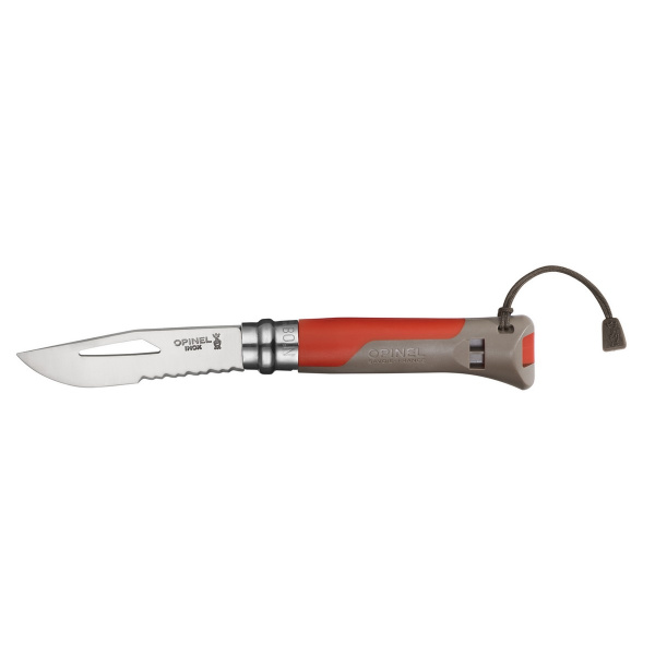Нож Opinel №8 Outdoor Earth, красный, 001714 001714 от прозводителя Opinel