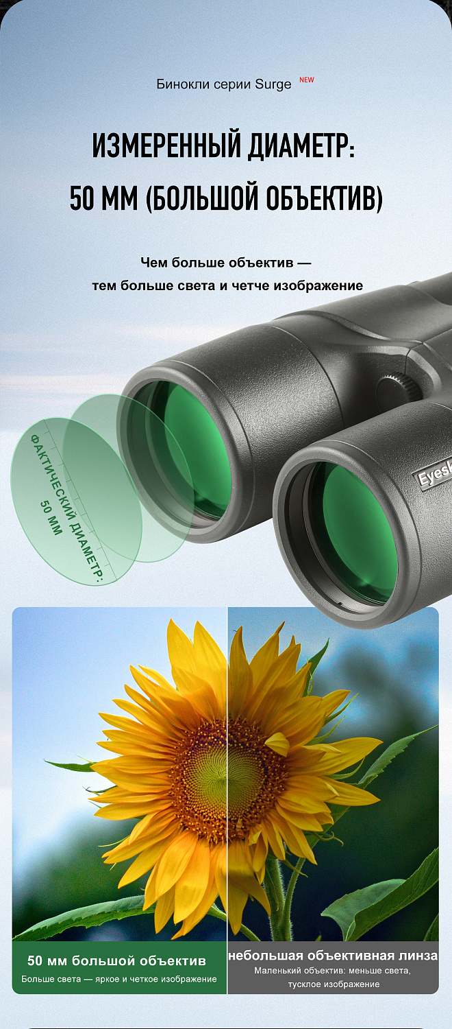 Бинокль Eyeskey Surge - 12x50