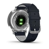 Garmin Vivomove 3 - 44 мм | Slate stainless steel bezel with black case and silicone band