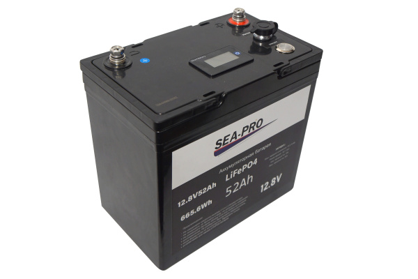 АКБ Sea-Pro LiFePO4 12,8В 52 а/ч
