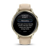 Garmin Venu 4 - 41 мм | Lunar Gold with Bone Silicone Band and Light Sand Leather Band