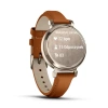 Garmin Lily 2 Classic - Lily 2 Classic | Cream Gold with Tan Leather Band